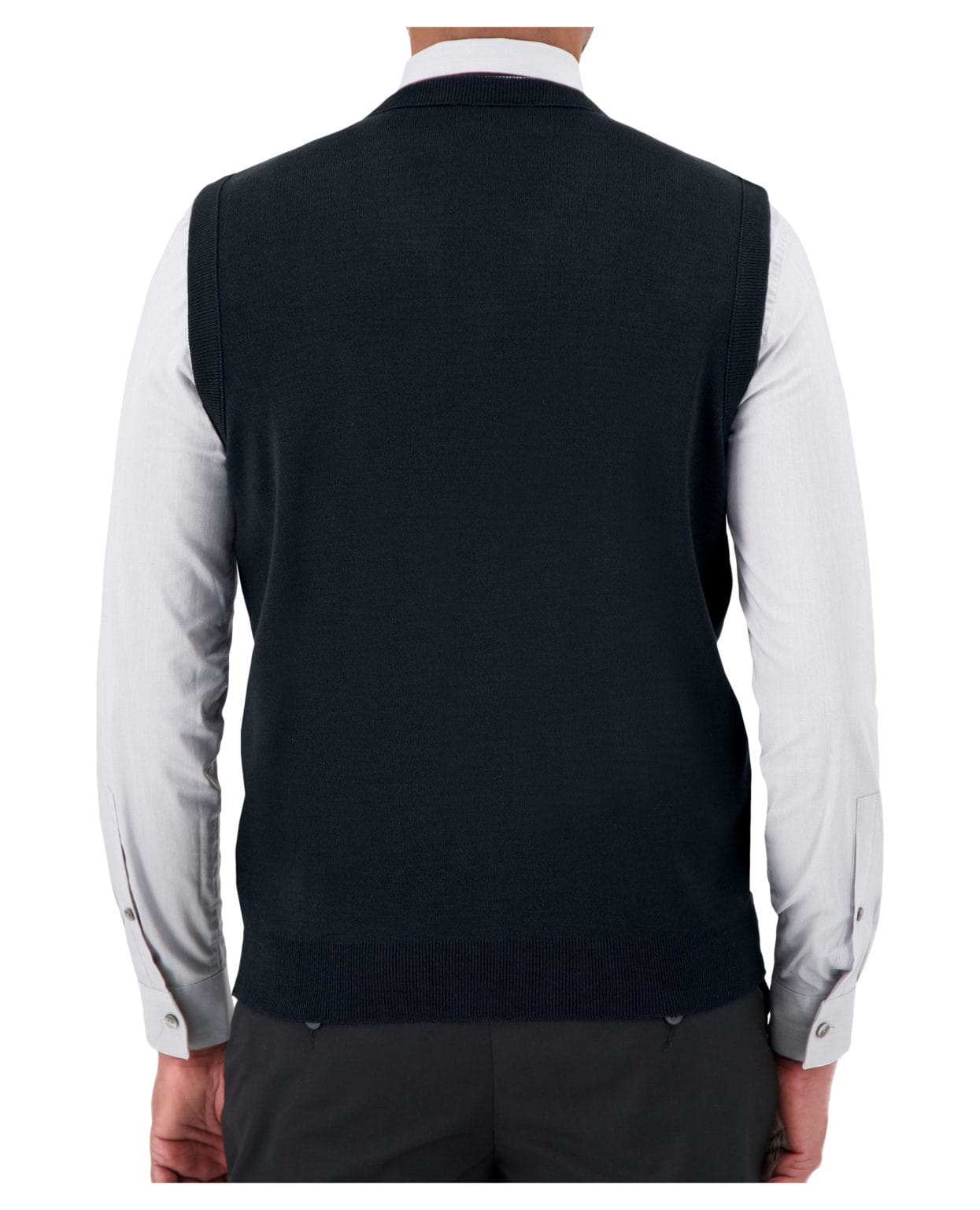 Unisex V-Neck Navy Sweater Vest