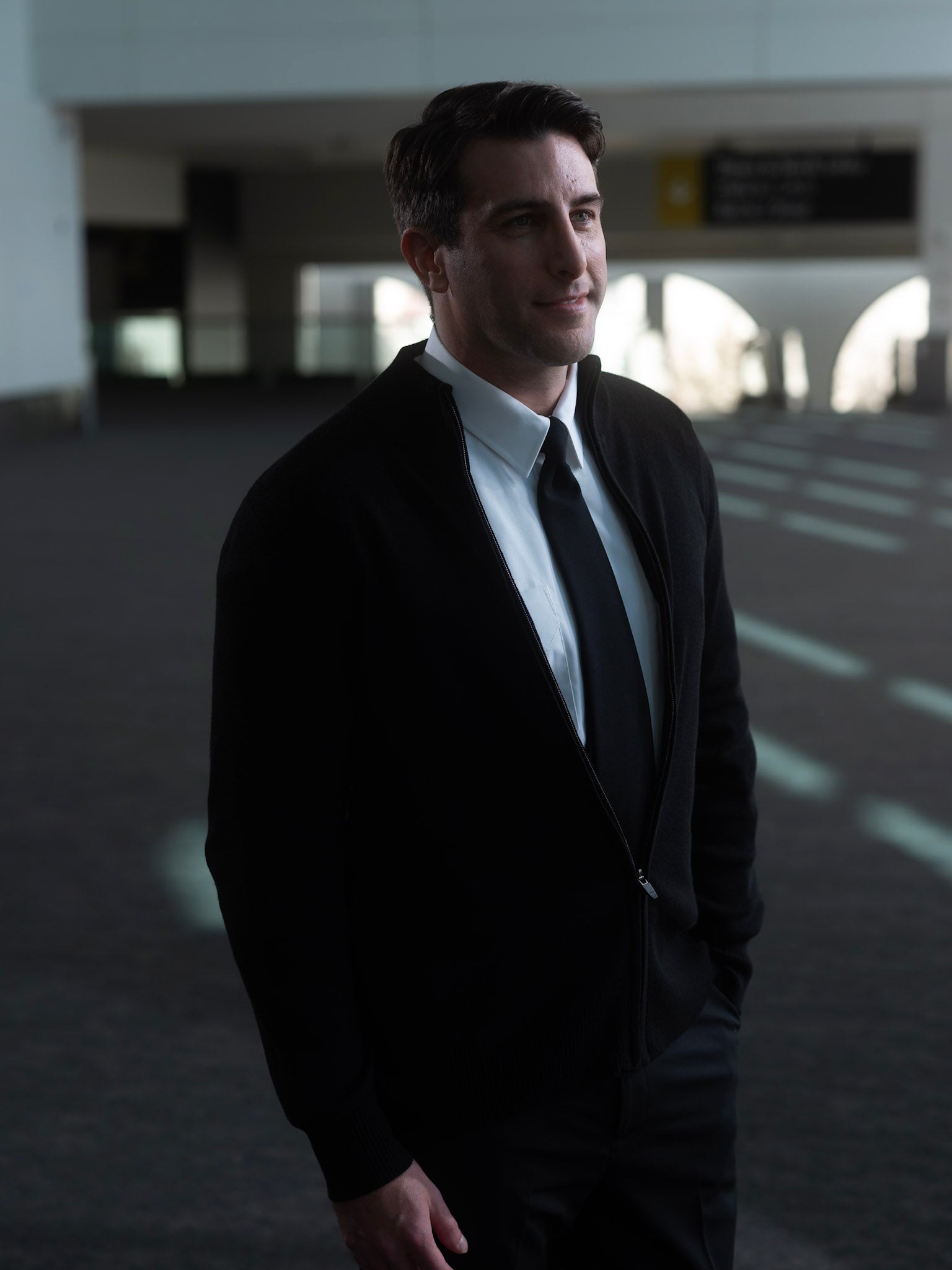 Atlantic Zip-Up Unisex Seawool® Navy Cardigan