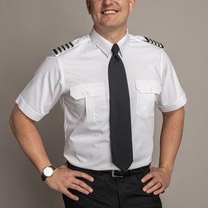 Sterling Open Pocket Short Sleeve Tapered Soft Collar Shirt w/Eyelet