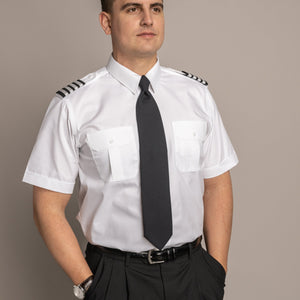 Sterling Open Pocket Short Sleeve Regular Soft Collar Shirt w/Eyelet