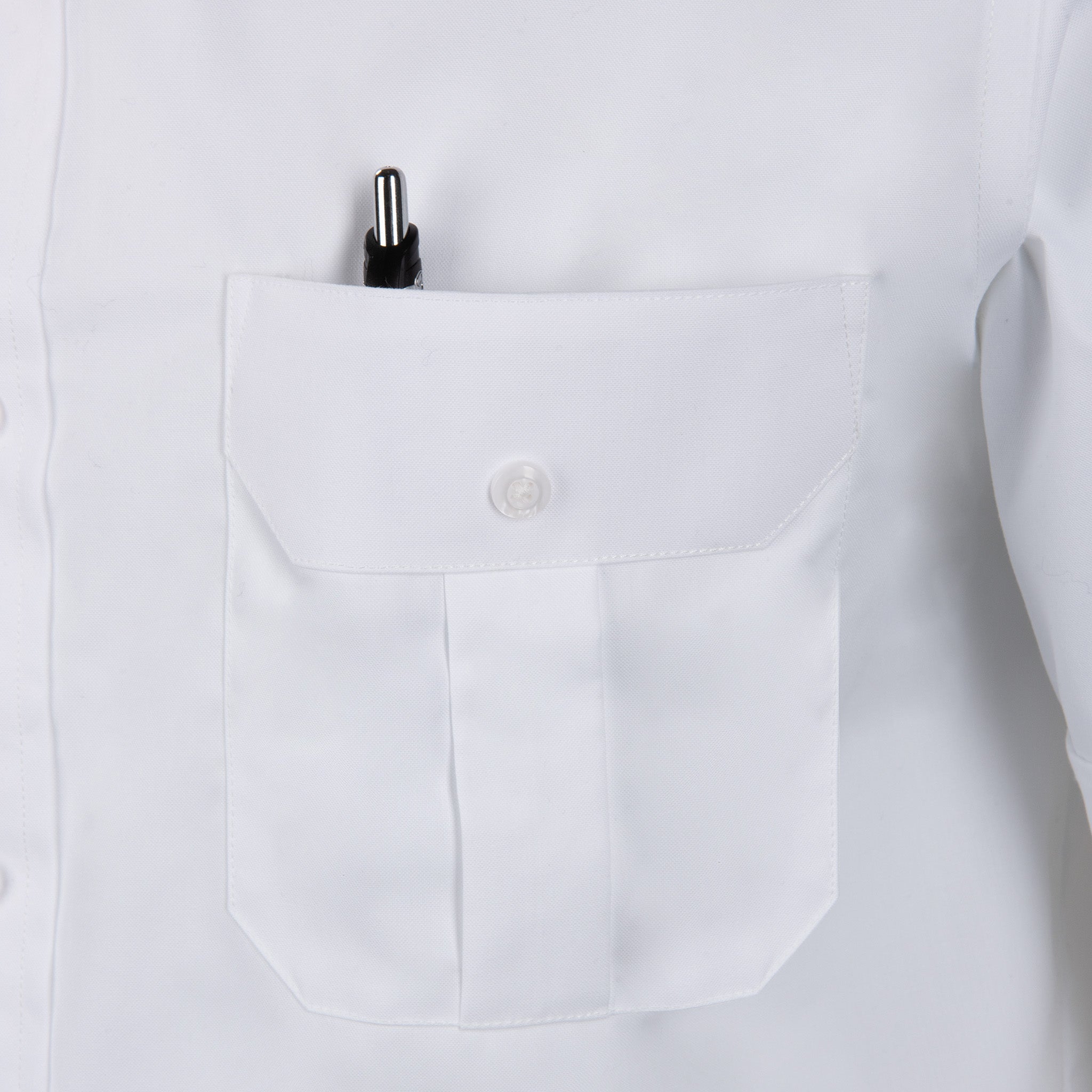 Sterling Open Pocket Short Sleeve Tapered Soft Collar Shirt w/Eyelet