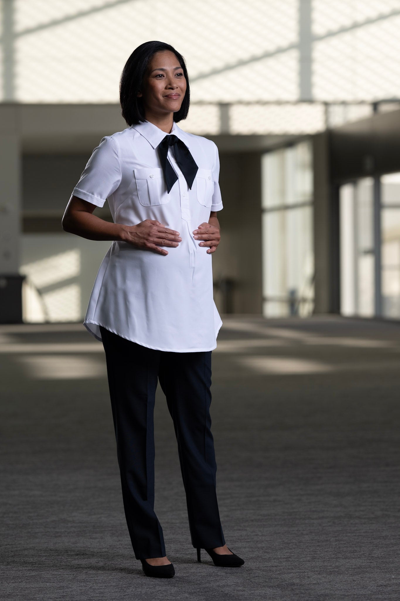 Faith Maternity Shirt with Belt