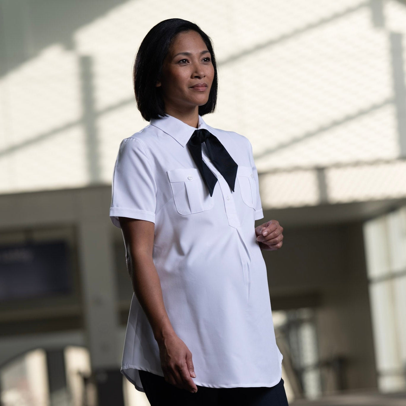 Faith Maternity Shirt with Belt