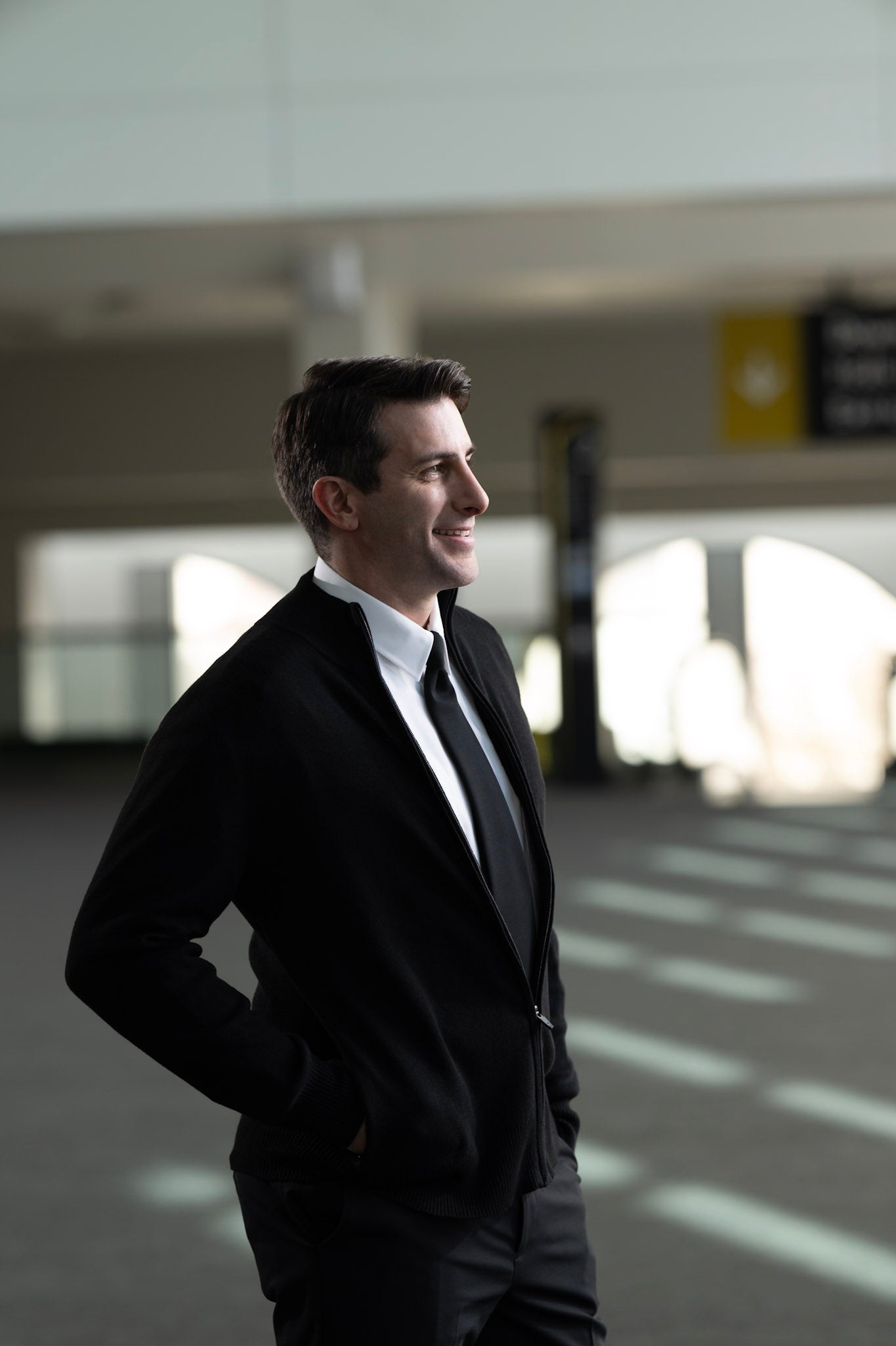 Atlantic Zip-Up Unisex Seawool® Navy Cardigan