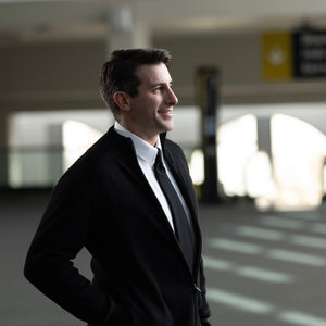 Atlantic Zip-Up Unisex Seawool® Navy Cardigan