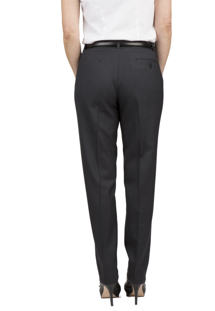 Melissa Flat Front Tropical Midnight Blue Pants