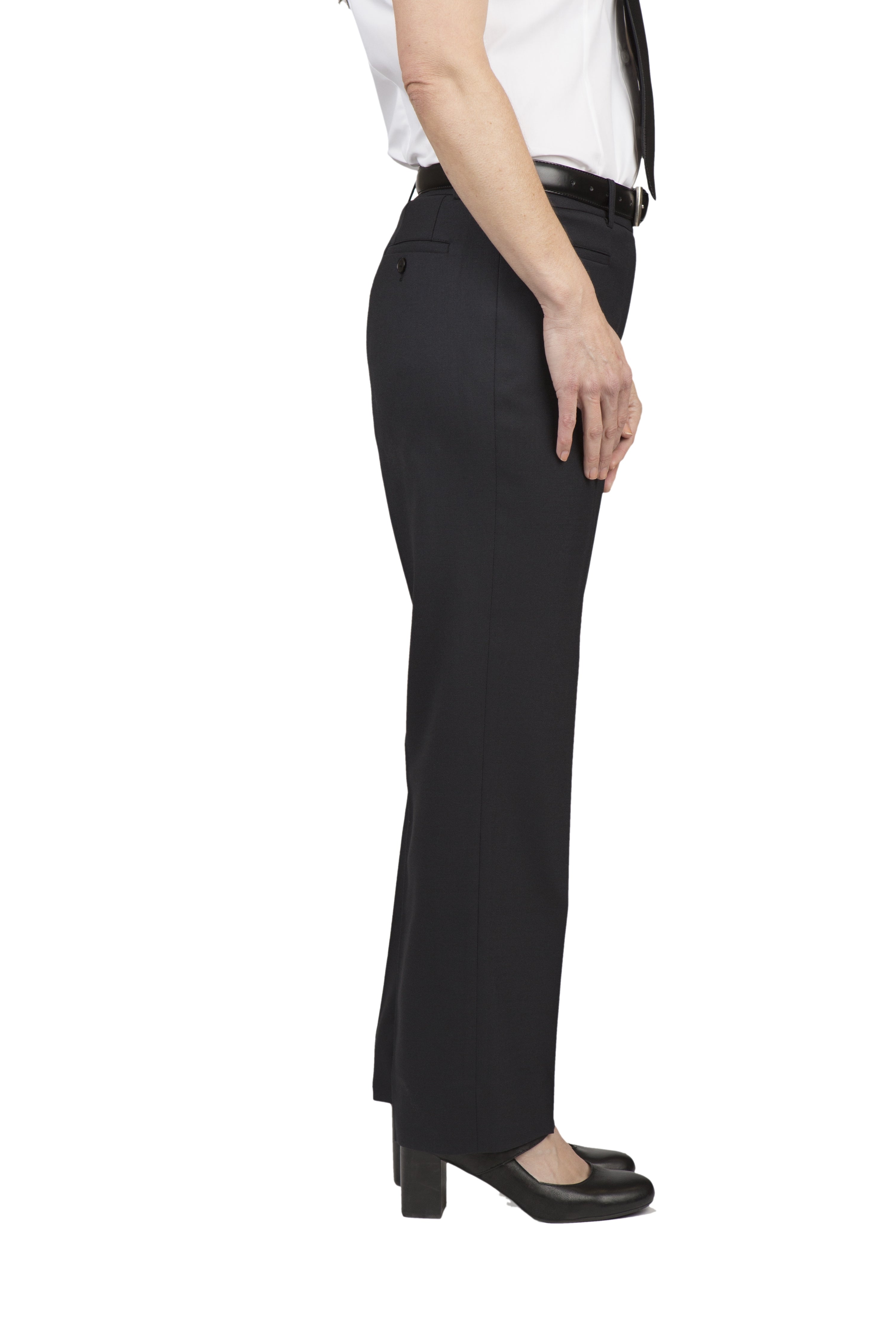 Melissa Flat Front Tropical Midnight Blue Pants