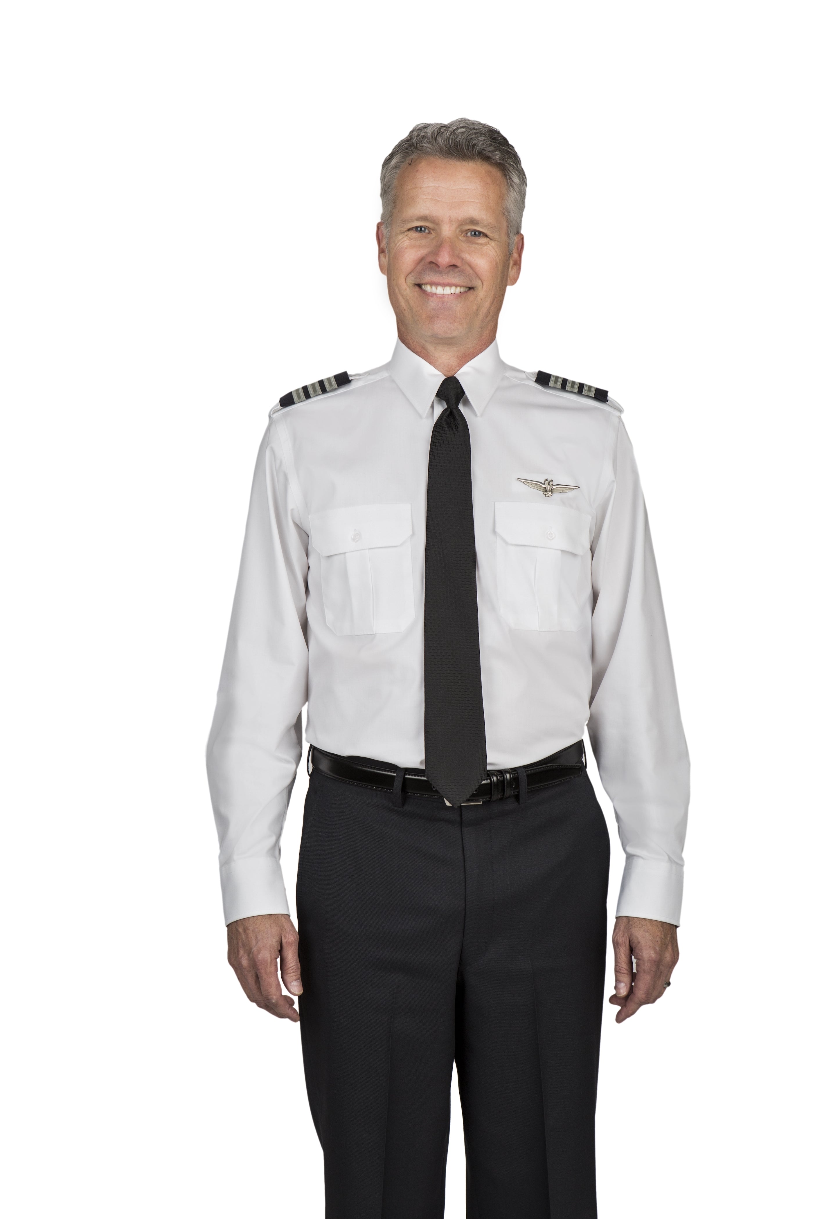 Sterling Open Pocket Long Sleeve Tapered Soft Collar Shirt w/ Eyelet