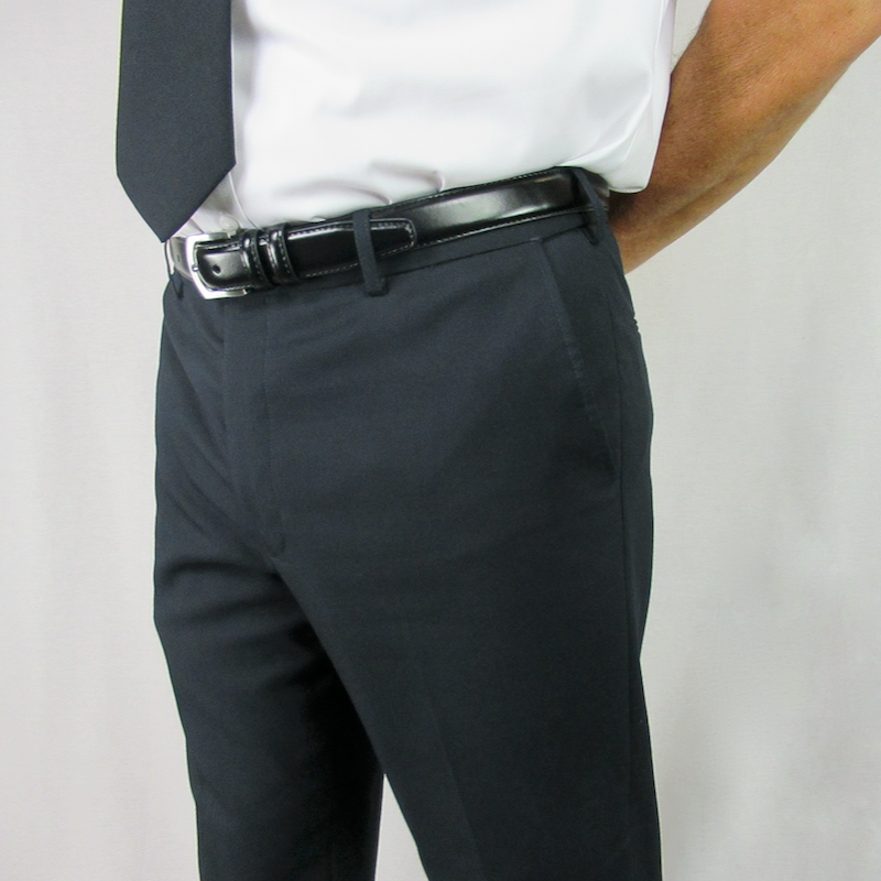 Cody Flat Front Slim Fit Tropical Gunsmoke Pants