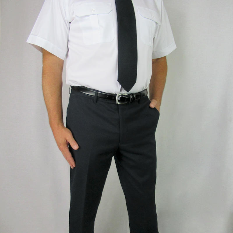 Cody Flat Front Slim Fit Tropical Gunsmoke Pants