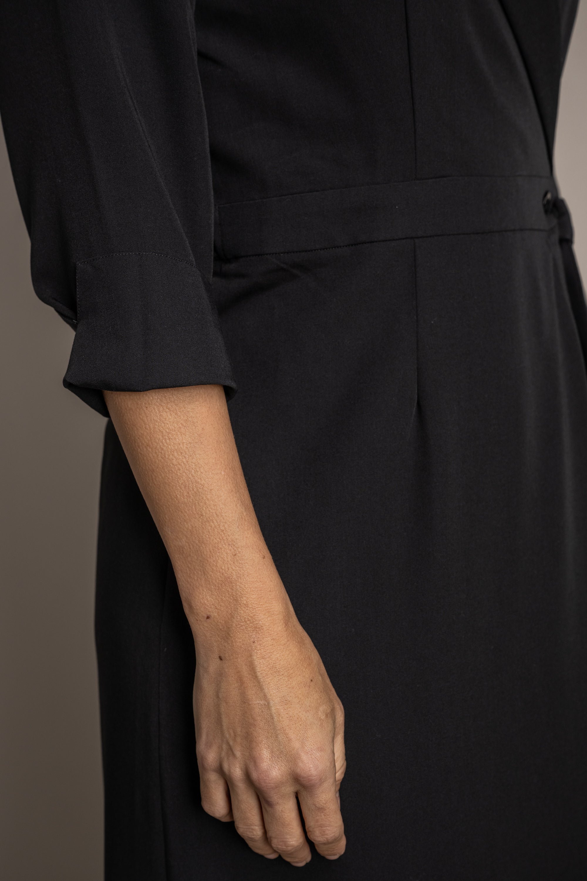 Whitney Wrap Around Navy Dress