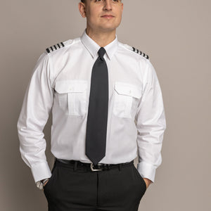 Sterling Open Pocket Long Sleeve Tapered Soft Collar Shirt w/ Eyelet