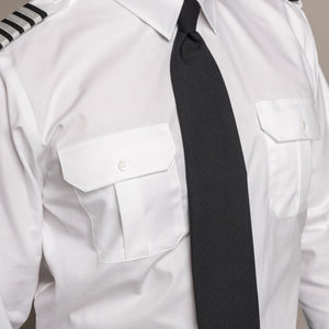 Sterling Flap Pocket Tapered Long Sleeve Soft Collar Shirt w/Eyelet