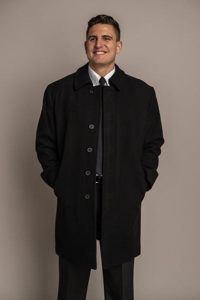 Mateo Melton Wool Coat - M&H Uniforms