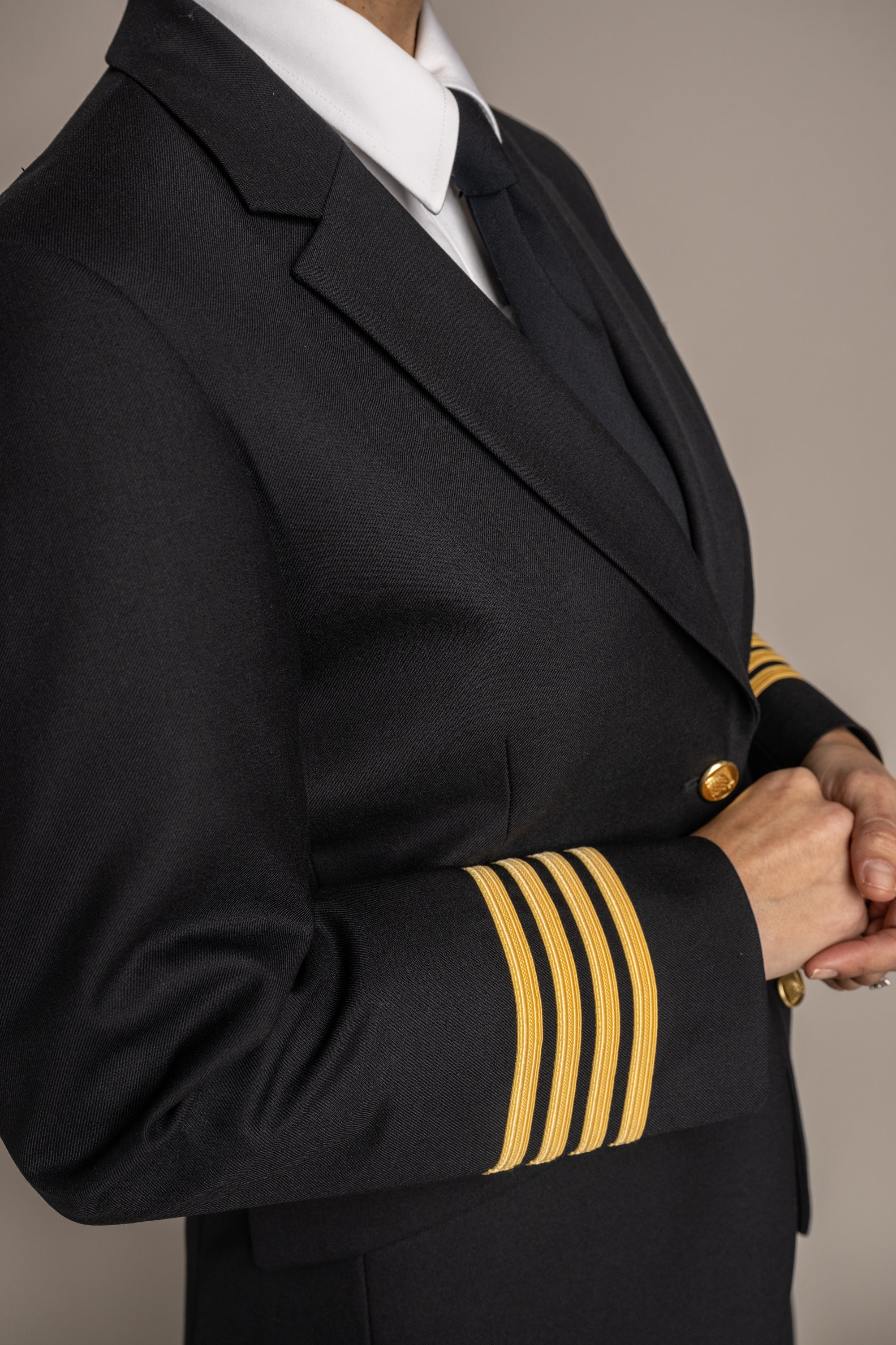 Delaney Sharkskin Midnight Blue Jacket