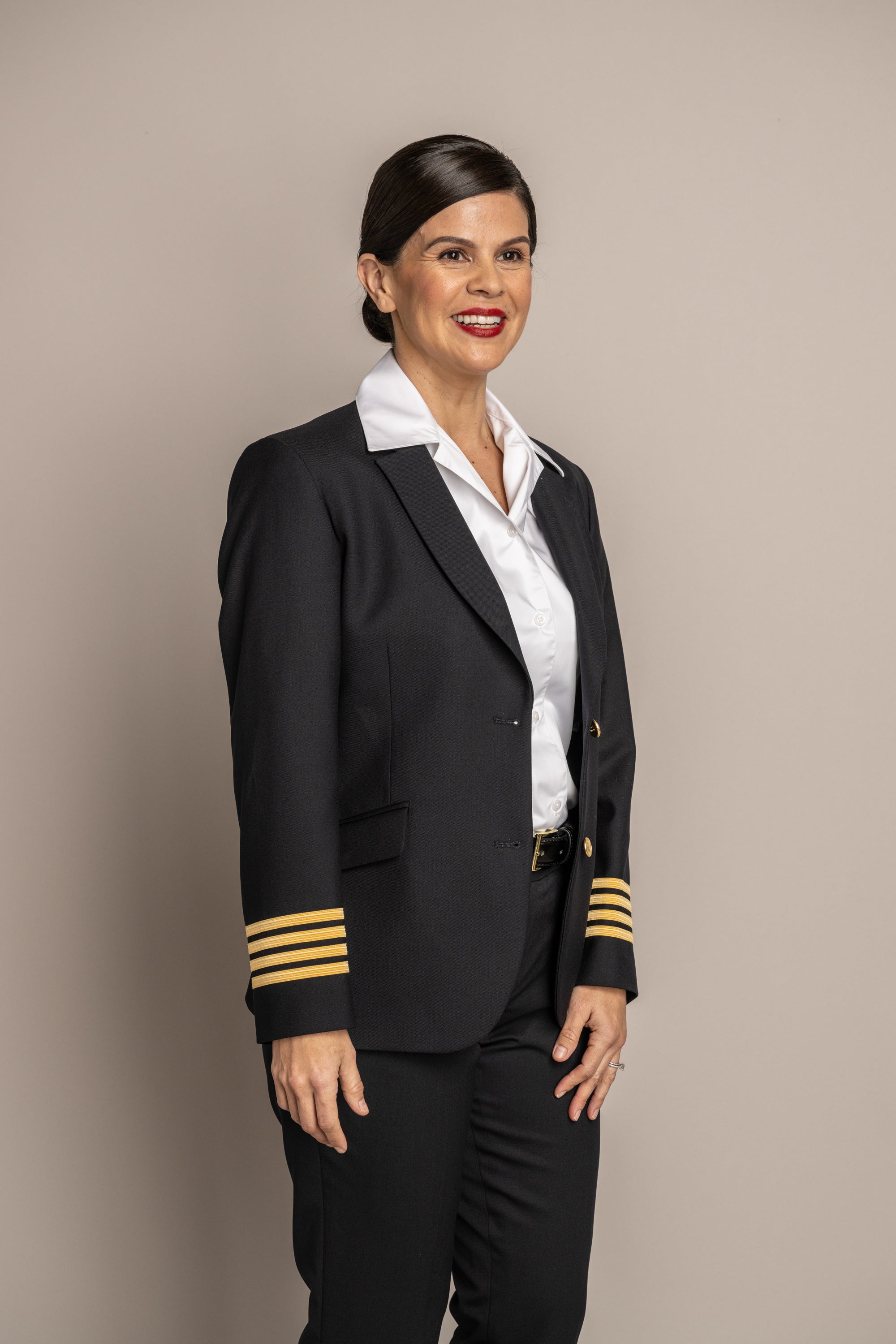 Betsy Sharkskin Midnight Blue Jacket