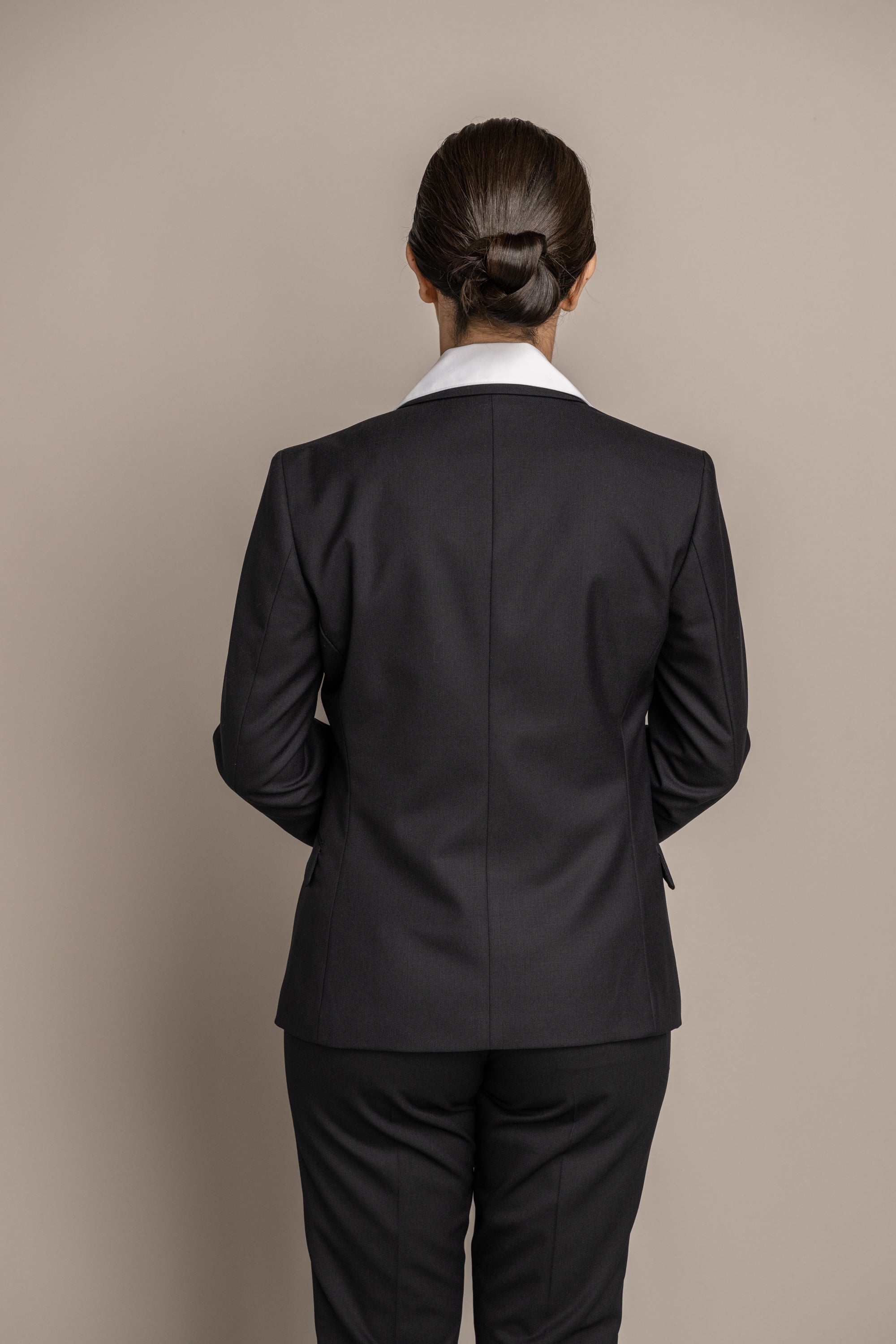 Delaney Sharkskin Midnight Blue Jacket