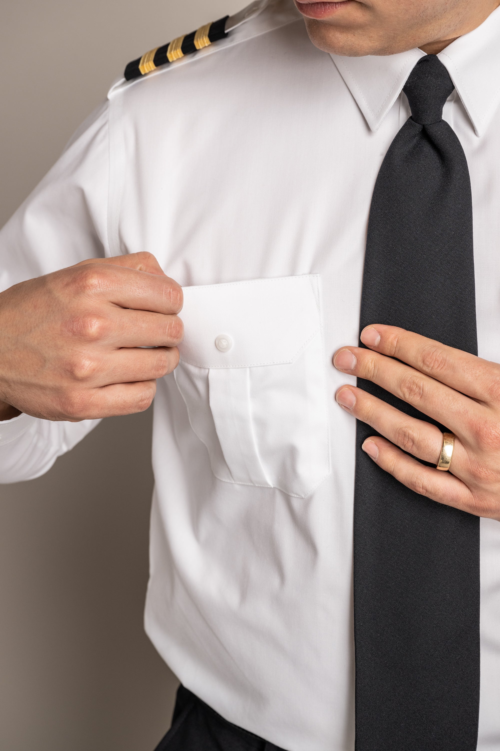 Sterling Open Pocket Short Sleeve Tapered Soft Collar Shirt w/Eyelet