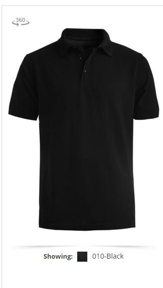 Polo Pique Navy Cotton