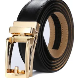 Slider Belt Black with Gold Buckle