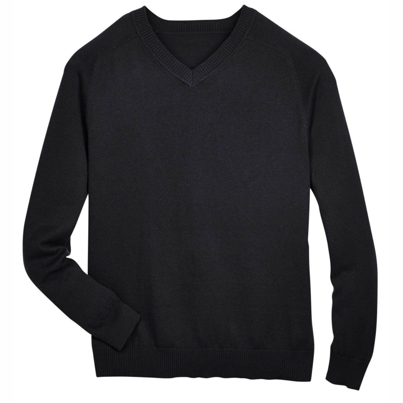 Black long sleeve top v neck sweater