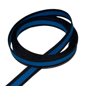3/8" Azure Inlay with Navy Trim Braid Kit