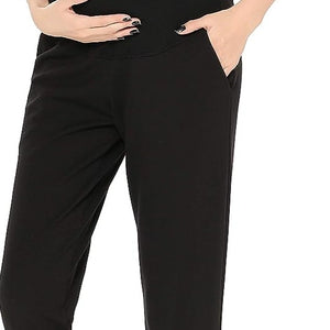 Maternity Tropical Jet Black Pants