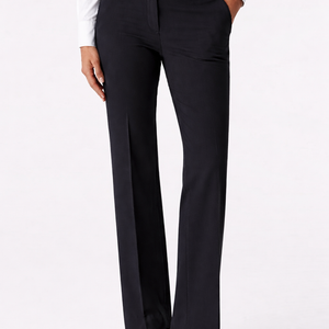 Gabriela Flat Front Jet Black Pants