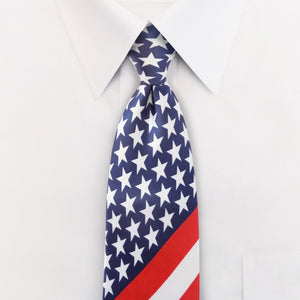 Four-in-Hand Patriotic Tie