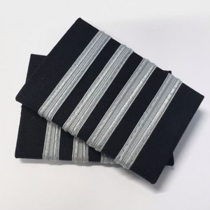 1/4" Silver Vellum Nylon BB Epaulets