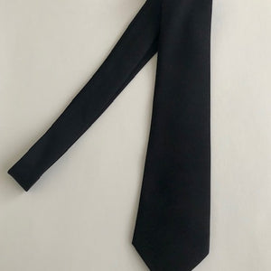 Four-in-Hand Black Tie