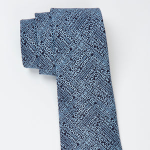 Four-in-Hand Dark Blue Destination Tie