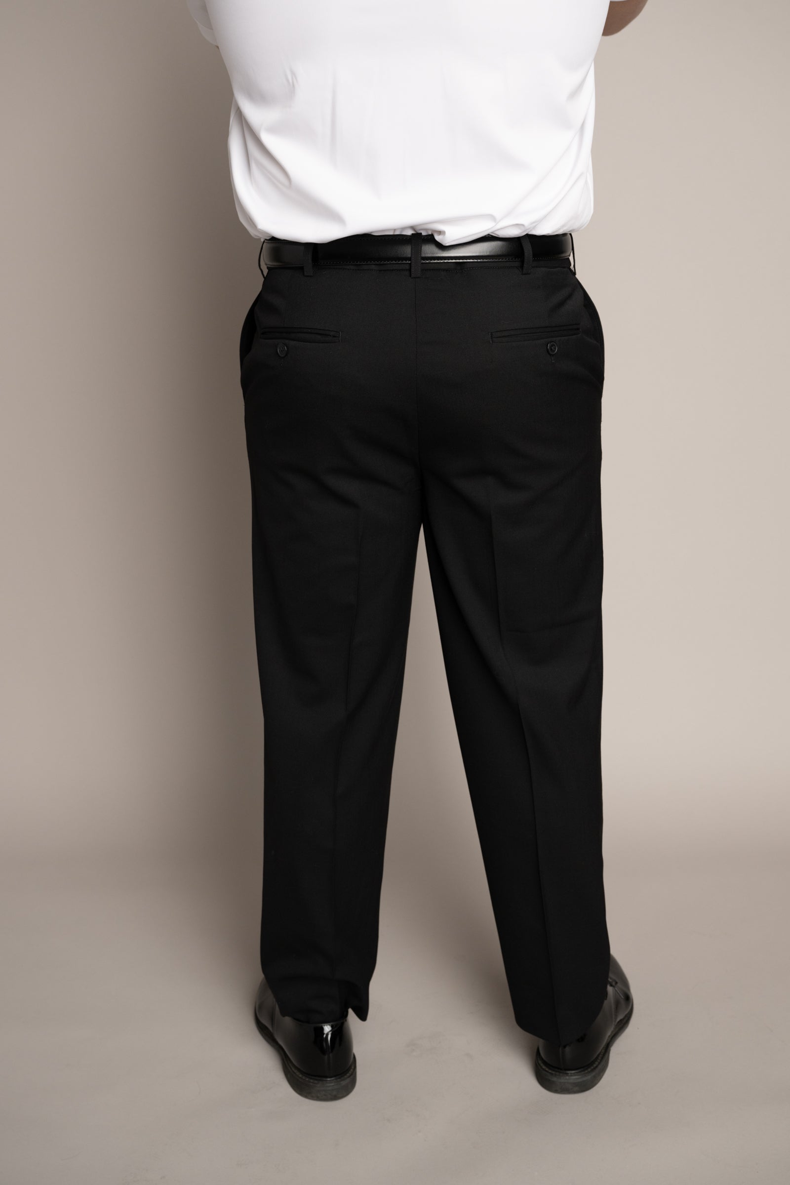 Austin Flat Front Regular Fit Tropical Midnight Blue Pants - M&H Uniforms Austin Flat Front Regular Fit Tropical Midnight Blue Pants - M&H Uniforms