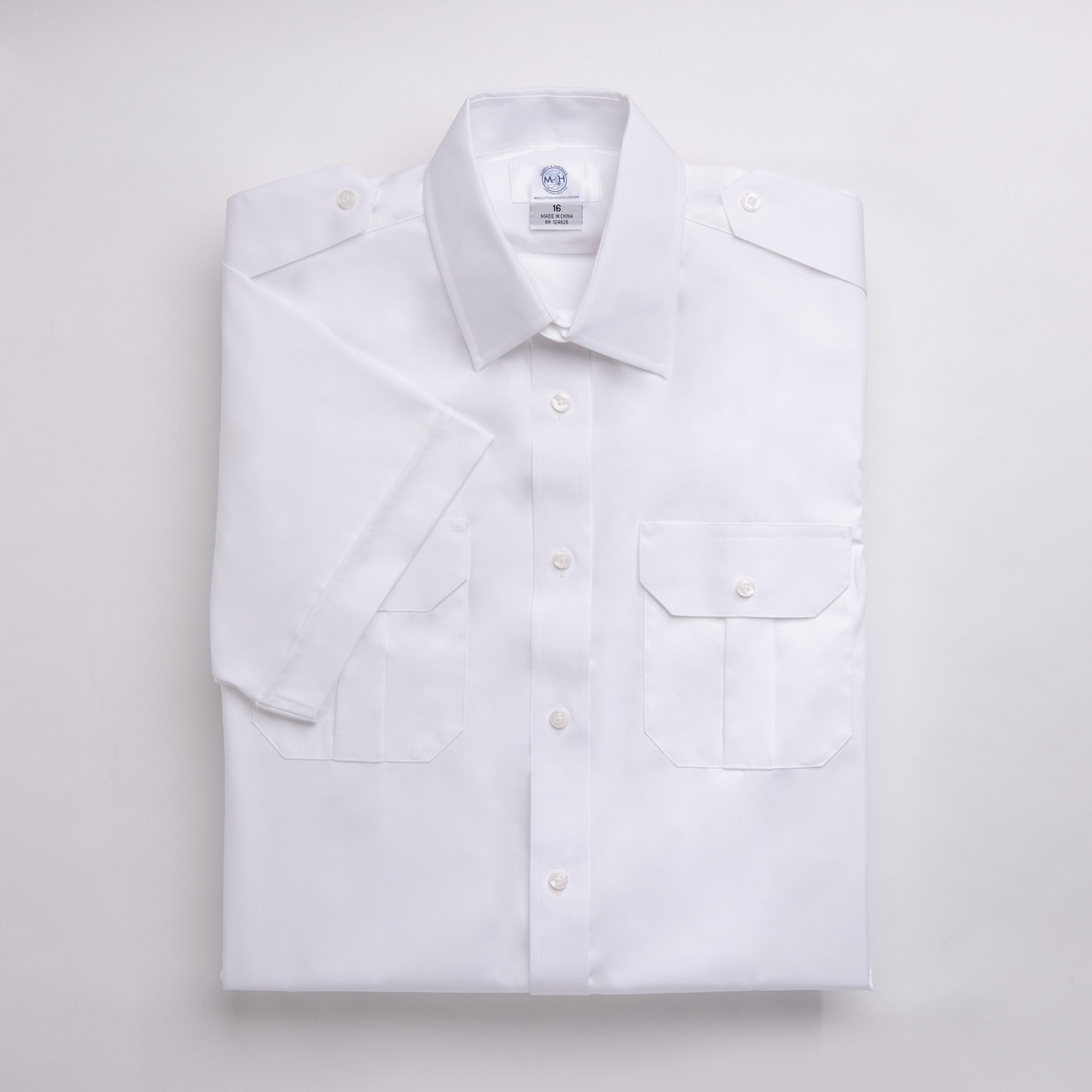 Sterling Flap Pocket Short Sleeve Tapered Shirt