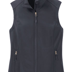 Ladies Soft Shell Vest Gray