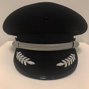 Male Midway Navy Sharkskin Captain Hat