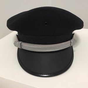 Male Midway Kitty Hawk Black Sharkskin First Officer Hat
