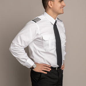 Sterling Flap Pocket Long Sleeve Tapered Shirt