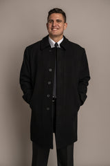 ジャケット・アウター MANON WOOL MELTON LONG COAT Manon Coat in Wool, Black – Veronica De Piante