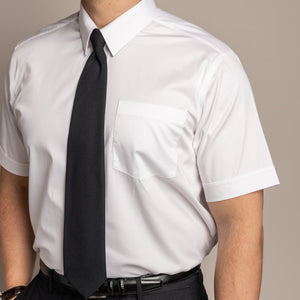 Zipper Tropical Black Tie - M&H Uniforms