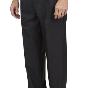 Bryce Pleated Relaxed Fit Tropical Jet Black Pants
