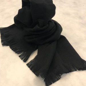 Muffler Black Scarf