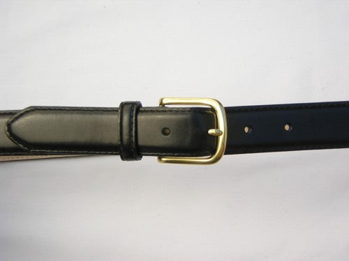Classic Unisex Black Belt w/Gold Buckle - M&H Uniforms Classic Unisex Black Belt w/Gold Buckle - M&H Uniforms